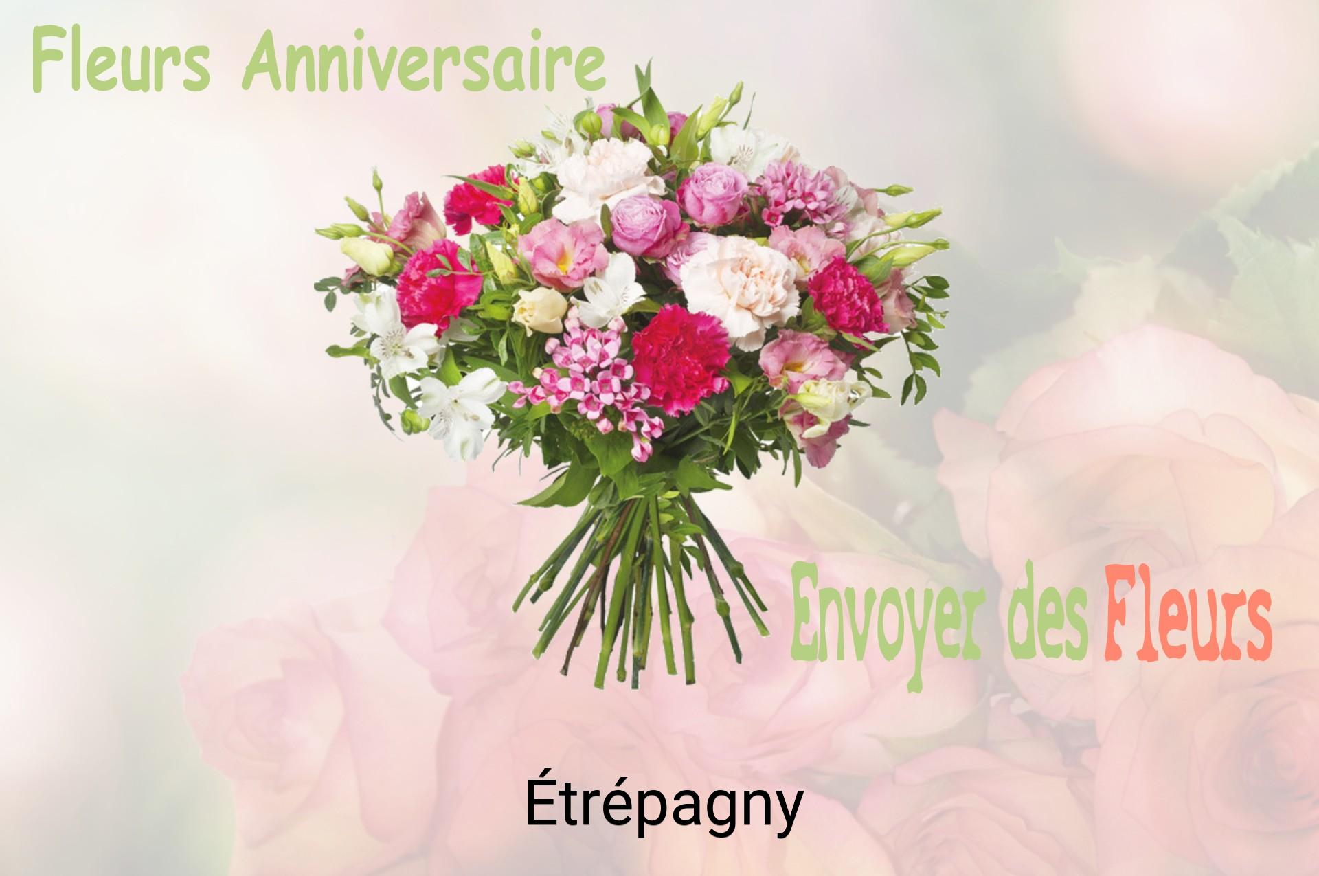Bouquet de fleurs d’anniversaire livré à Étrépagny