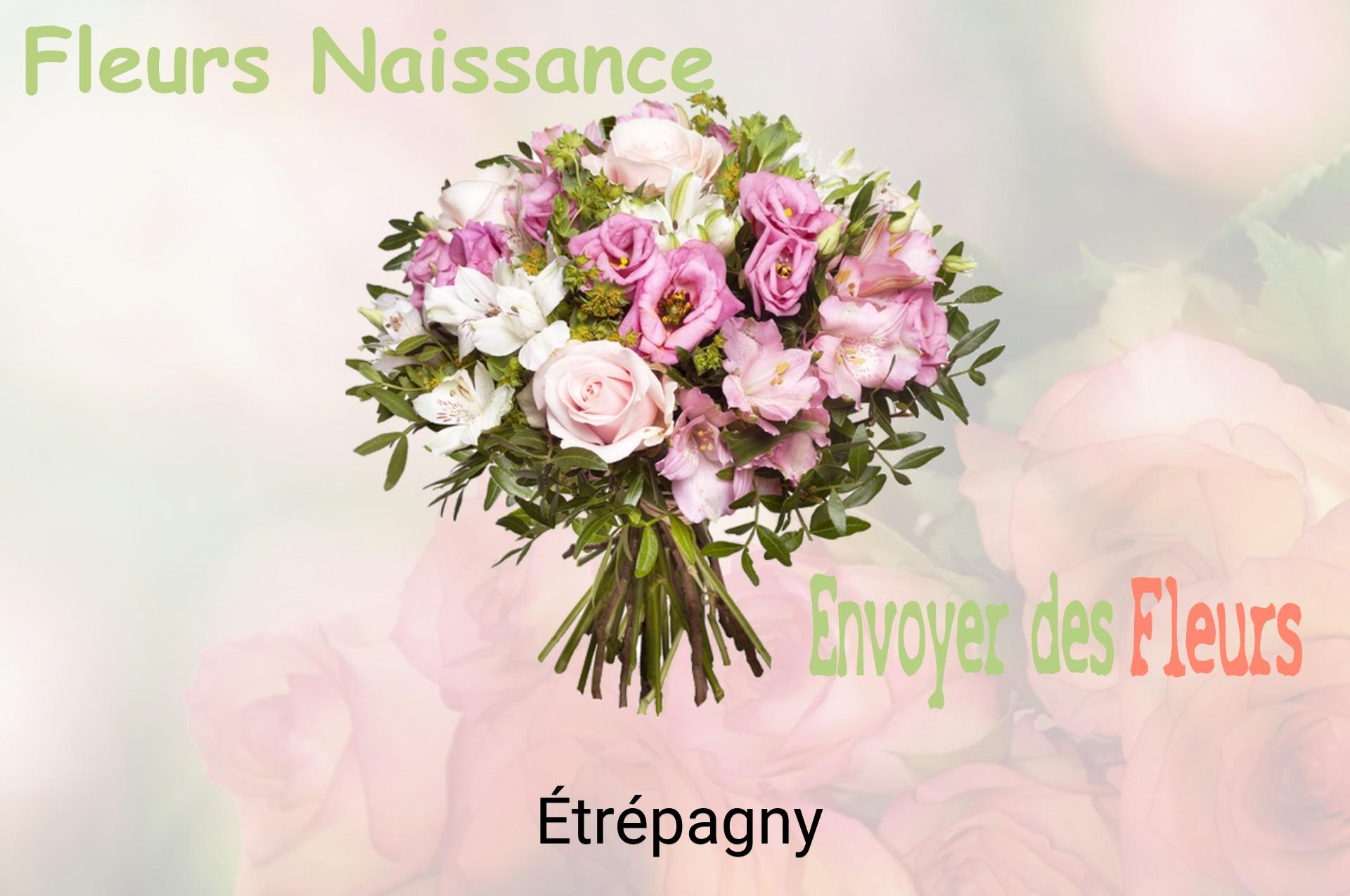 Bouquet de fleurs de naissance livré à Étrépagny